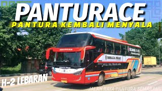 NOSTALGIA JALUR PANTURA MENUJU JAKARTA ‼️ H-2 LEBARAN SEMUA BUS LEWAT PANTURA 😍