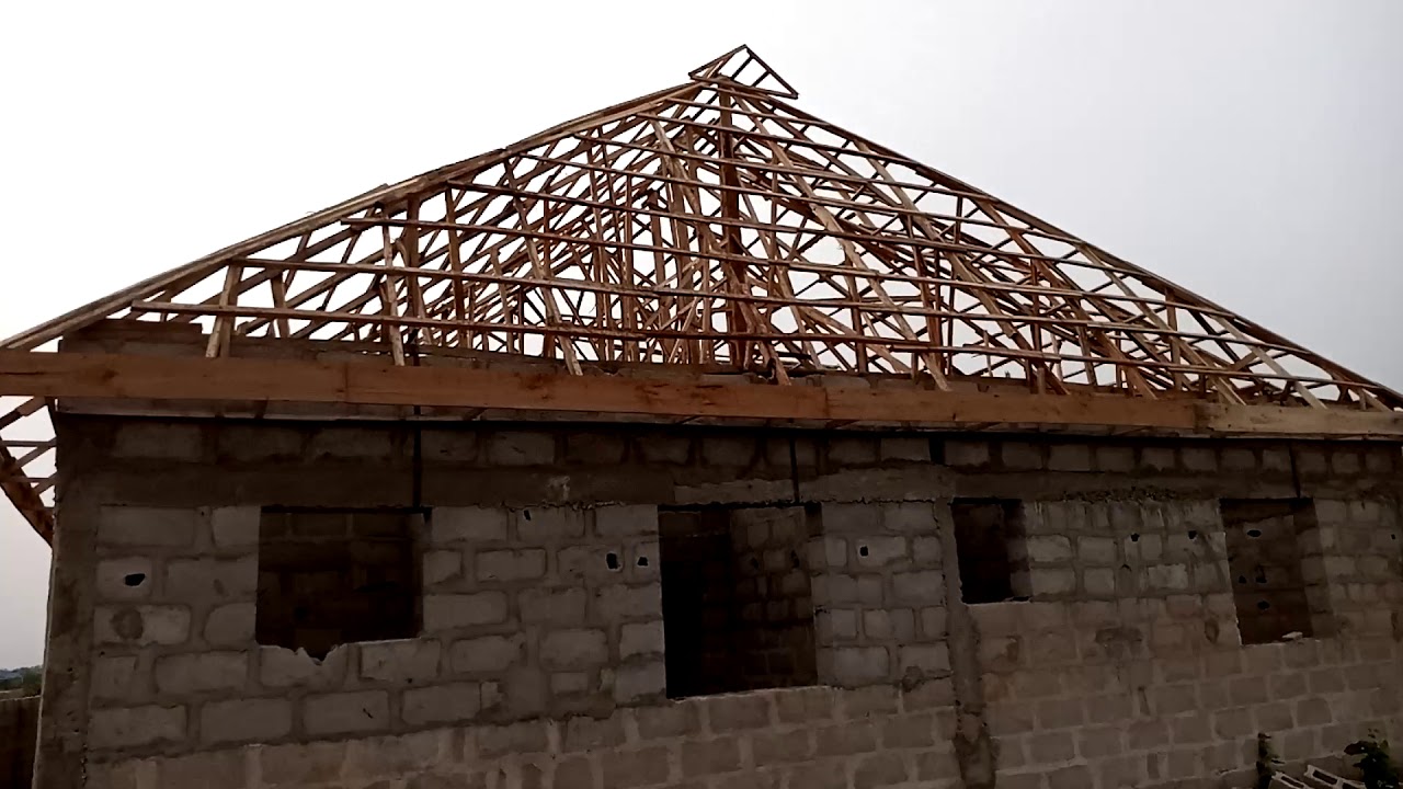 Wood work On A Building Roofing In Nigeria BuildingInNigeria/Africa