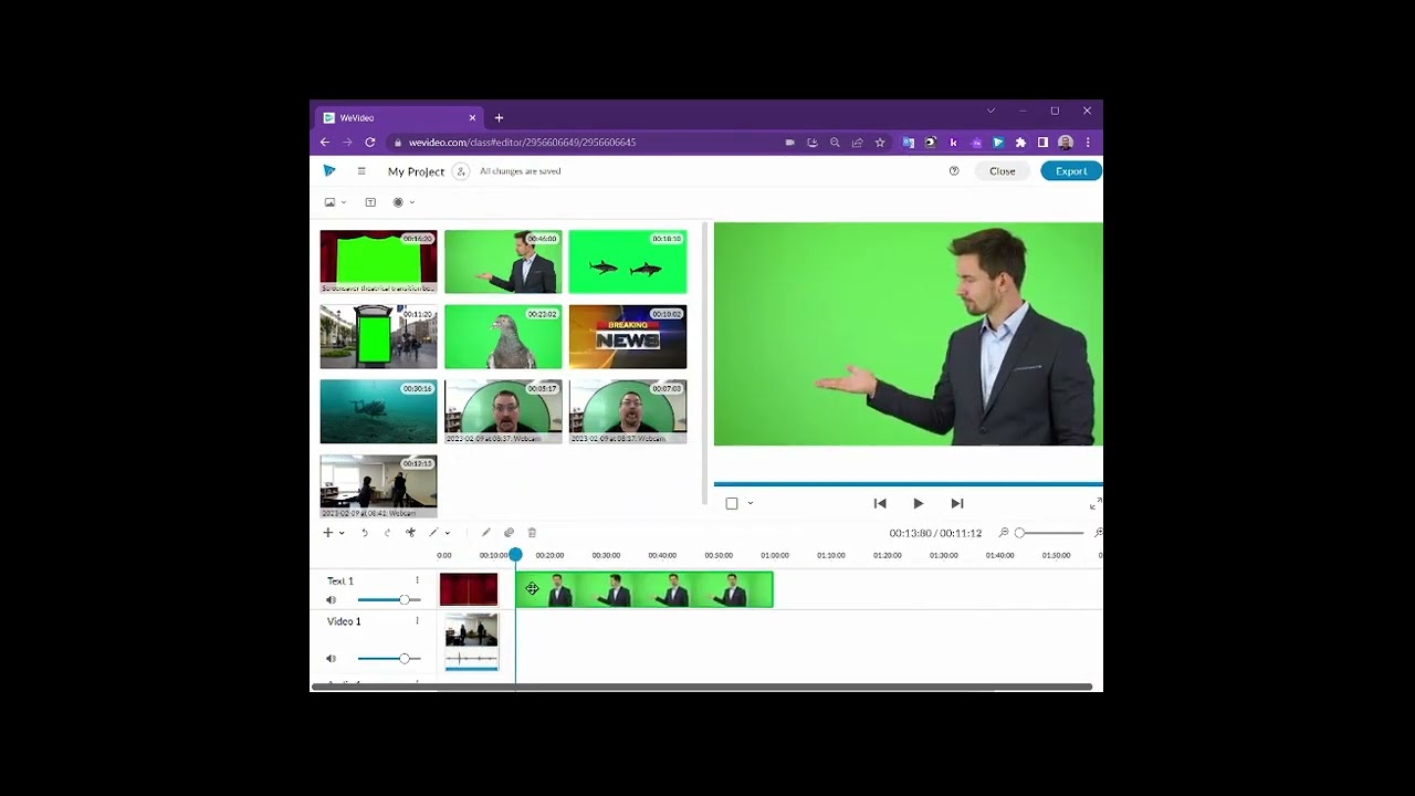 WeVideo Green Screen Magic Short