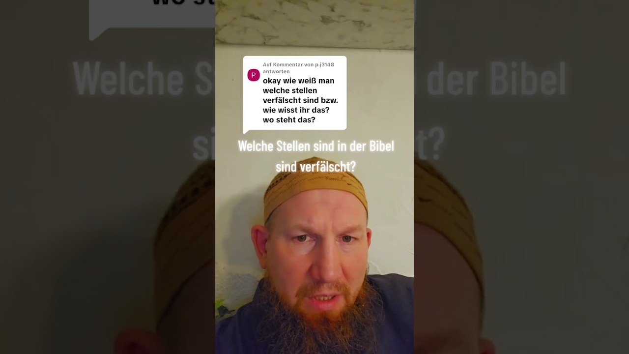 Welche Stellen in der Bibel sind verfälscht? Pierre Vogel antwortet @pierrevogeltiktok