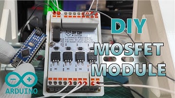 @Arduino  IRF540 Mosfet (#diy Module Rail Mount)
