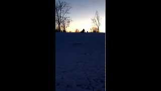 Brennah Sledding 4