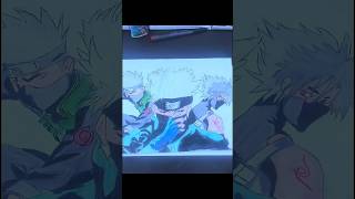 i am ready to upload the beast art #kakashi art #kakashi drawing # Anime arts