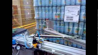 The simpliest solution for application of two A5 size labels onto the adjacent sides of the pallet.
