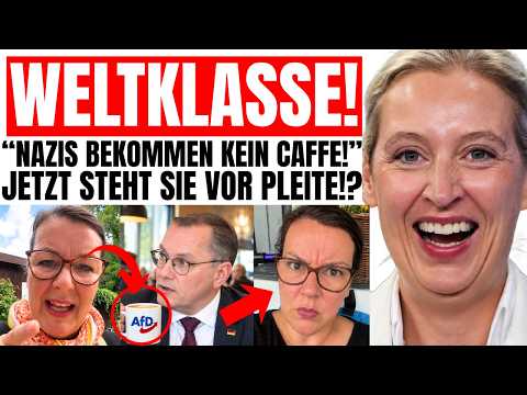 World-class, no coffee for AfD, now the cafe owner is broke, unbelievable