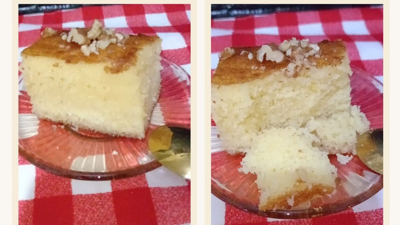 بسبوسة الأحلام ،بنة رااائعة ومشربة للقلب