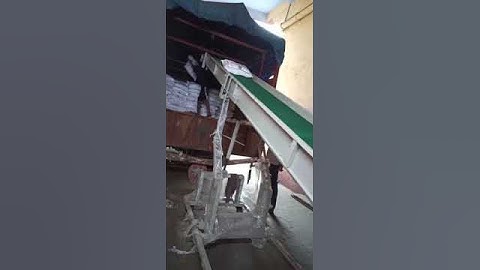 Automatic trailer loading conveyor | container loading and unloading conveyor | Truck loader