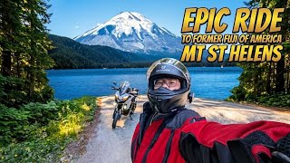 First time riding to Mt St Helens. | Ducati MTS 950