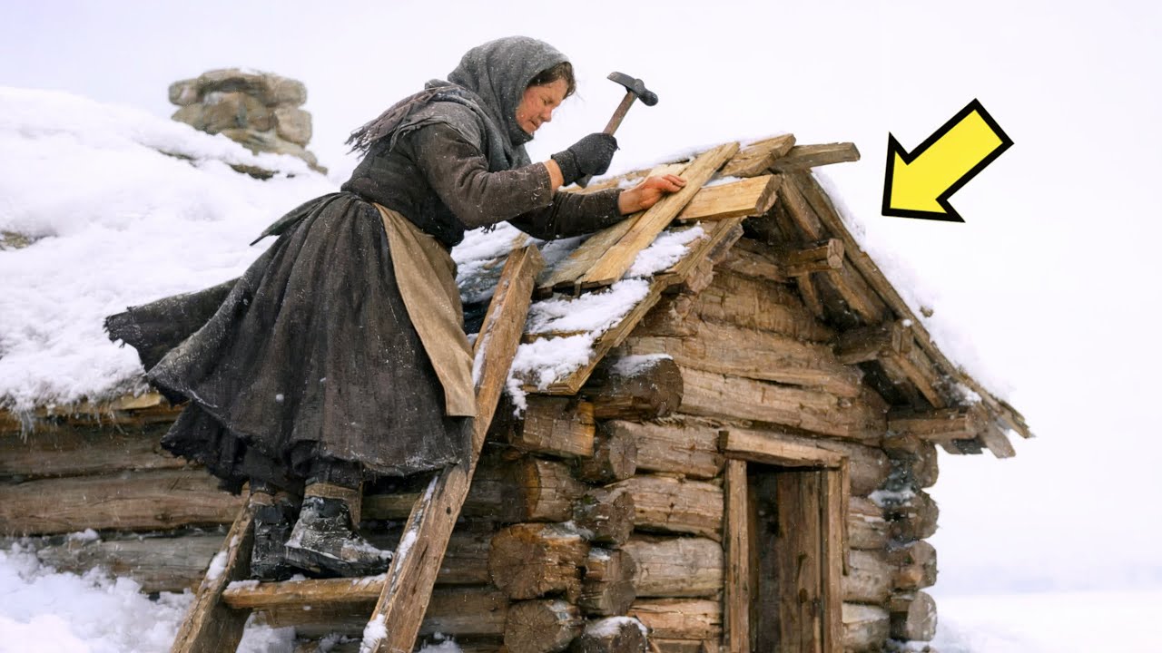 SMIJALI SU JOJ SE ŠTO GRADI SUPER OTPORNU KOLIBU   DOK NIJE DOŠLA SNJEŽNA OLUJA