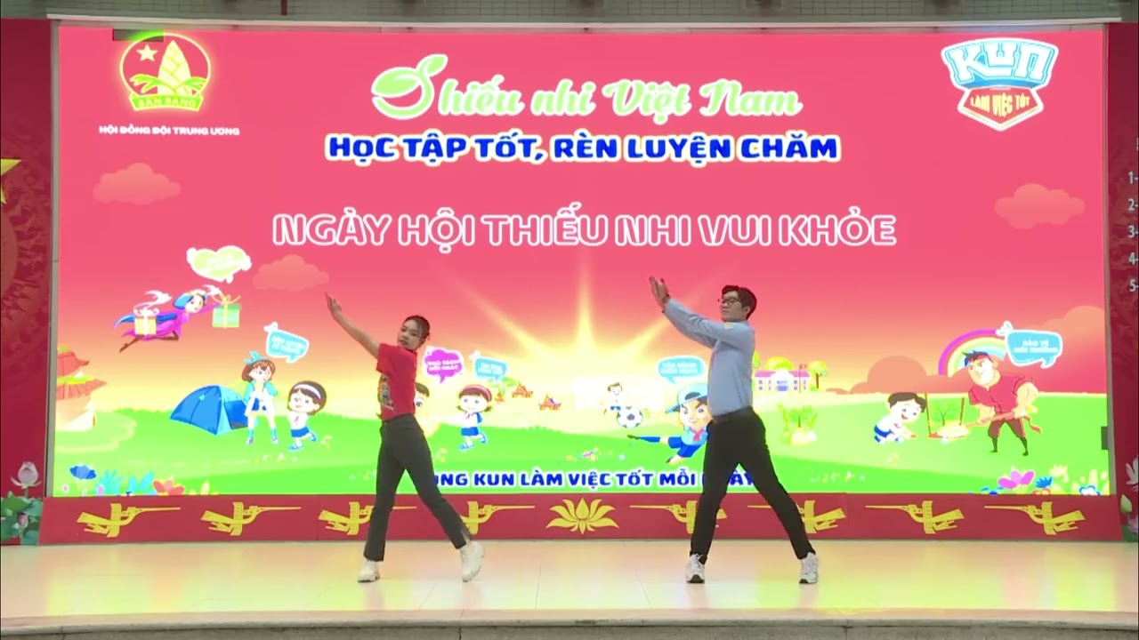 Tự hào thiếu nhi Việt Nam   Kun học tốt  Bài đồng diễn dành cho khối Tiểu học