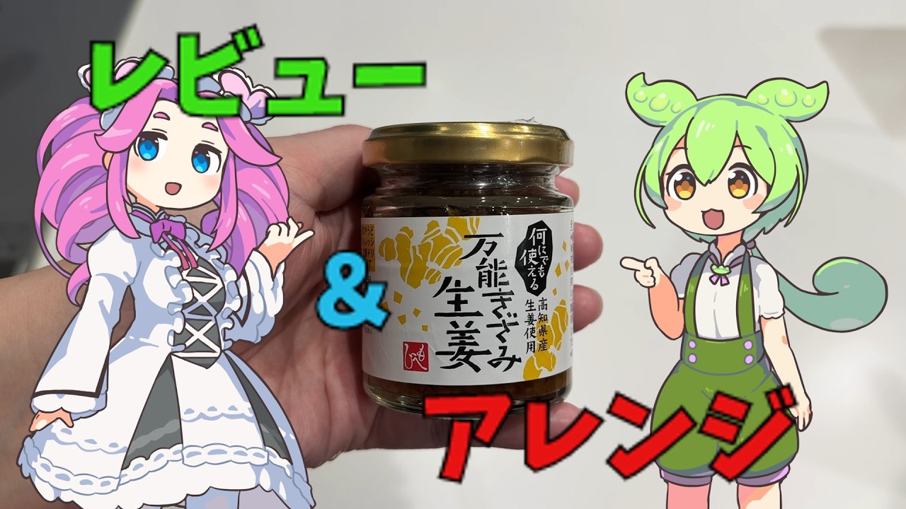 (レビュー)カルディで売っている、万能きざみ生姜ってどうなの(ゆっくり料理)