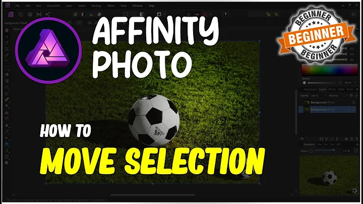 Affinity Photo How To Move A Selection