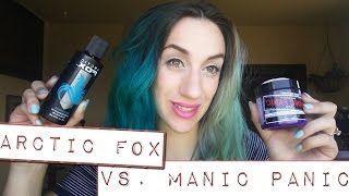 Manic Panic VS. Arctic Fox : Best Blue Hair Dye Review