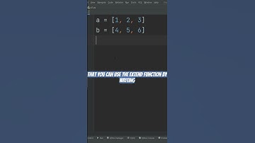 Extend function python tutorial #pythonforbeginners #coding #pythontutorial