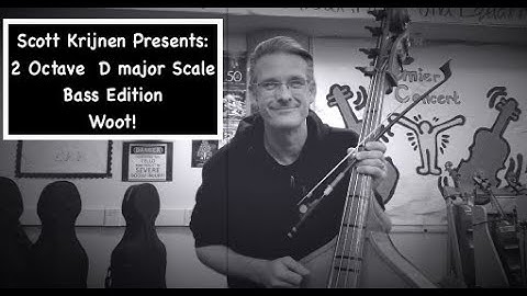 How to learn the Two-Octave D Major Scale on the Bass!! Woot!! You are the success!!