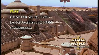 Star Wars Episode I The Phantom Menace Dvd Menu Pod Race