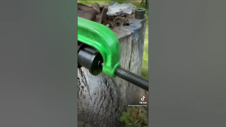 Removing control arm bushings