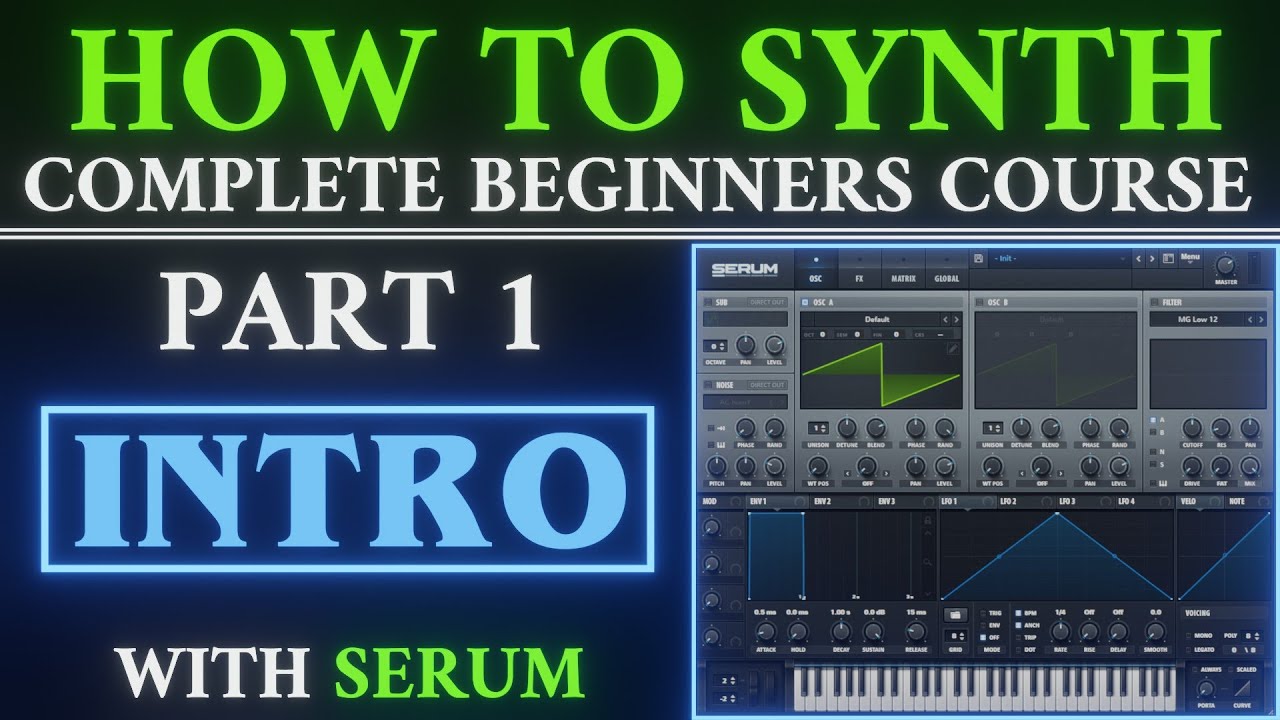 How to Synth PART 1 Intro | Serum Tutorial FL Studio 20 - YouTube