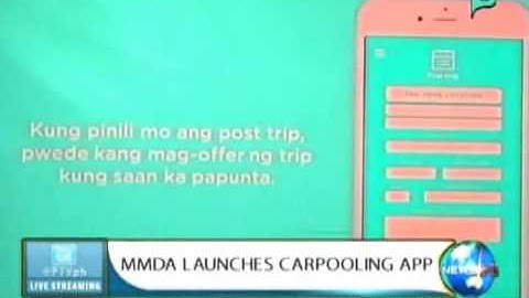 NewsLife: MMDA launches carpooling app || May 19, 2015