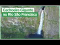 A bela cachoeira Casca Danta, na Serra da Canastra, no Rio São Francisco, em Minas Gerais.
