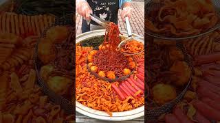 🥰 Satisfying with street food🥳#streetfood #satisfying video#cooking #asmr#shorts