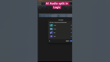How to Split Audio Tracks with the Stem Splitter in Logic Pro 11