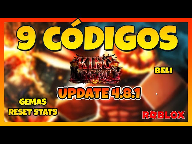 ⚔️8 CODIGOS ACTIVOS de KING LEGACY Roblox en Agosto 2023⚔️EMiLiOR 