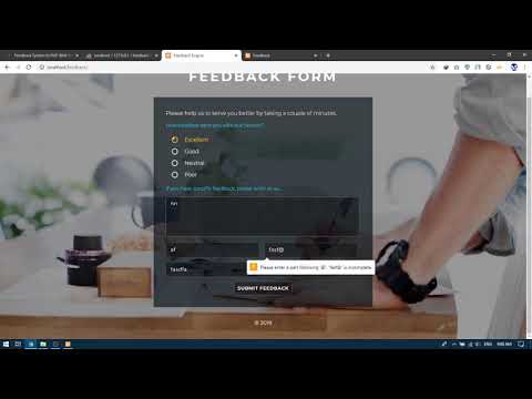 FEEDBACK SYSTEM IN PHP | Source Code & Projects