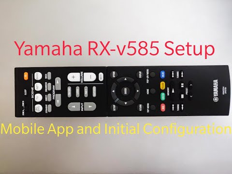 فيديو: مستقبلات Yamaha: نظرة عامة على RX-V385 و RX-V585 و AV ونماذج أخرى. خصائصهم وتعليماتهم. كيفية الاتصال؟