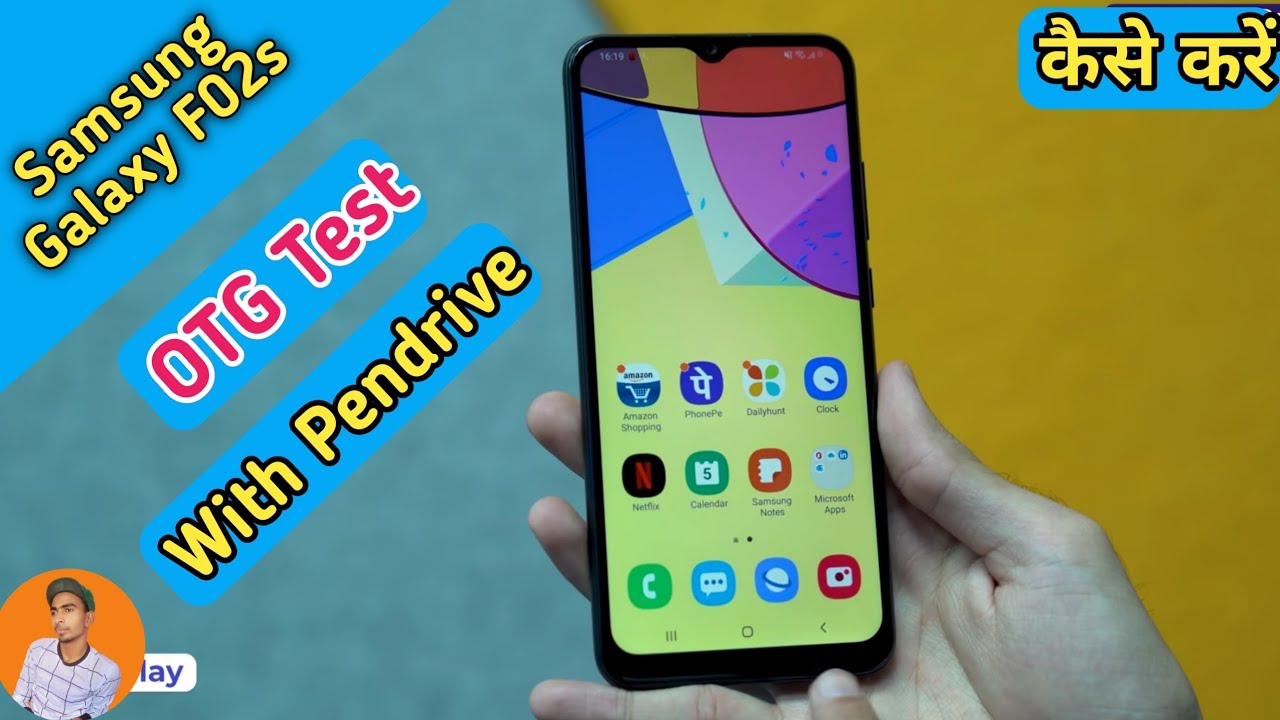 Samsung Galaxy F02s OTG Test With Pendrive , How To Connect OTG In