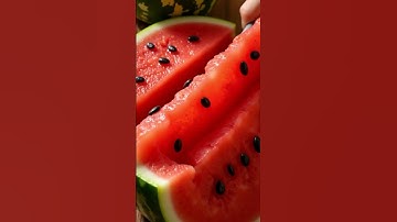 This Watermelon Looks Unreal 🍉💧 | ASMR Knife Slice #ai #aivideo #asmr