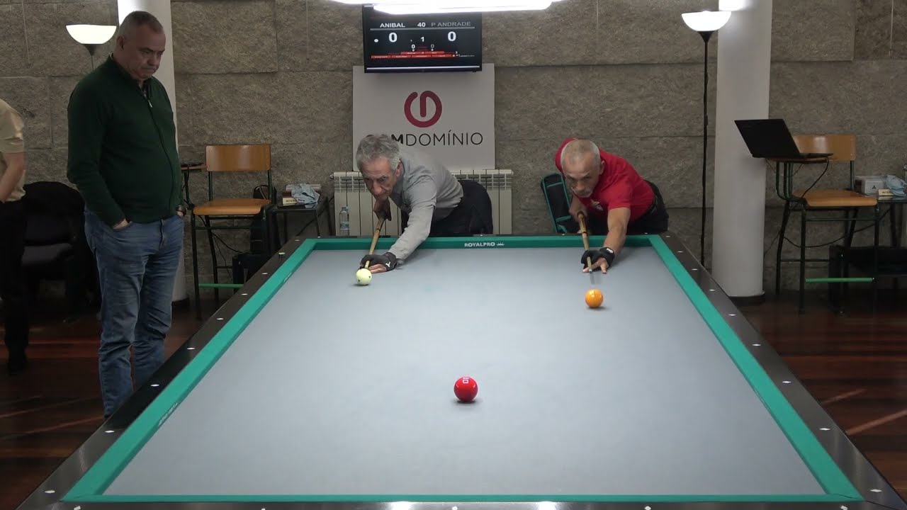 Bilhar Carambola: Anibal Silva - Paulo Andrade MAR2026