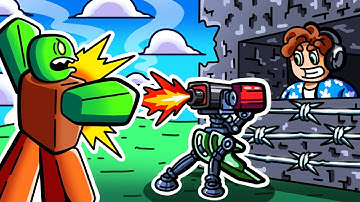 Building a ZOMBIE Survival Base! (Roblox)