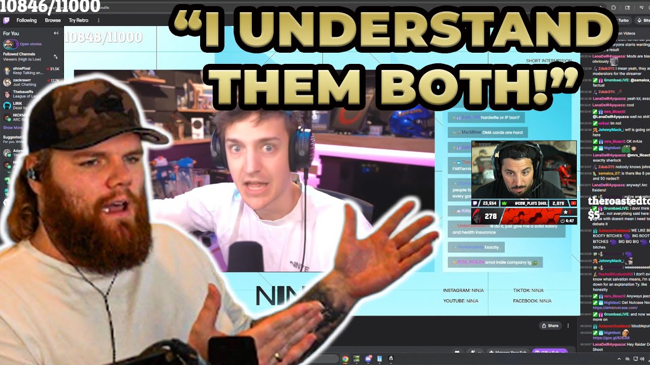 Hutch Reacts to Ninja Crashing Out after Nickmercs Rizzed Up Cheaters in ARC Raiders