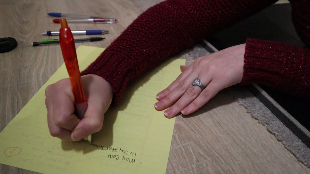 ASMR Writing - Paper Sounds, No Talking, No Tapping