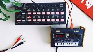 NTS-1 with SQ-1 MIDI sequence