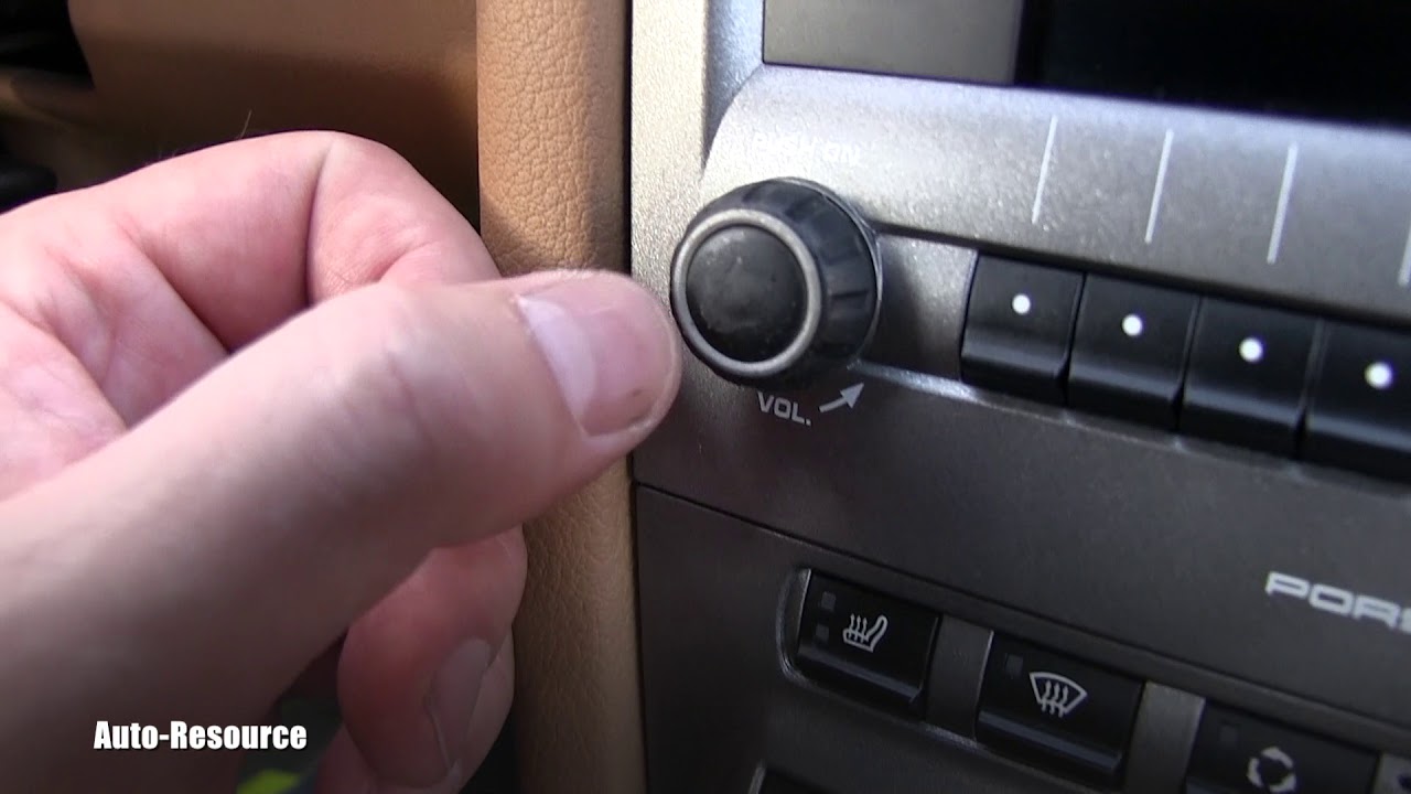 Porsche Boxster Sticky Radio Knobs YouTube