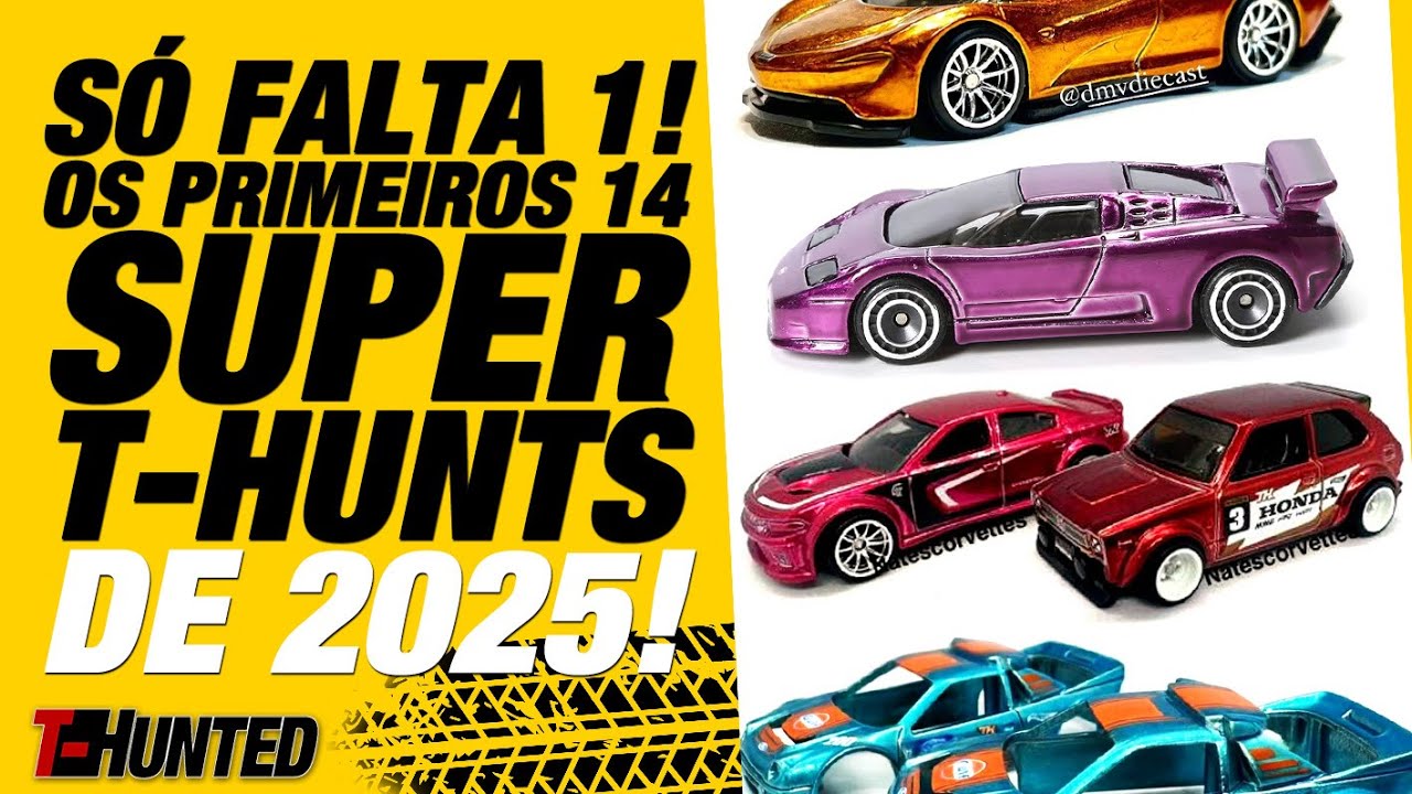 SÓ FALTA 1! OS 14 SUPER T-HUNTS DE 2025!