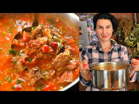 СУП ХАРЧО. НАСТОЯЩИЙ ПОШАГОВЫЙ РЕЦЕПТ. ИСКАЛИ МНОГИЕ! ГРУЗИНСКАЯ КУХНЯ. სუპ ხარჩო Soup Kharcho