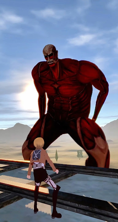 Tyla Dance: Armin vs Colossal Titan🤣💀 #tyla #anime #attackontitan #colossaltitan #armin #vrchat