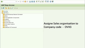 Assign sales organization to company code in SAP SD  -  SAP MM || Step 5
