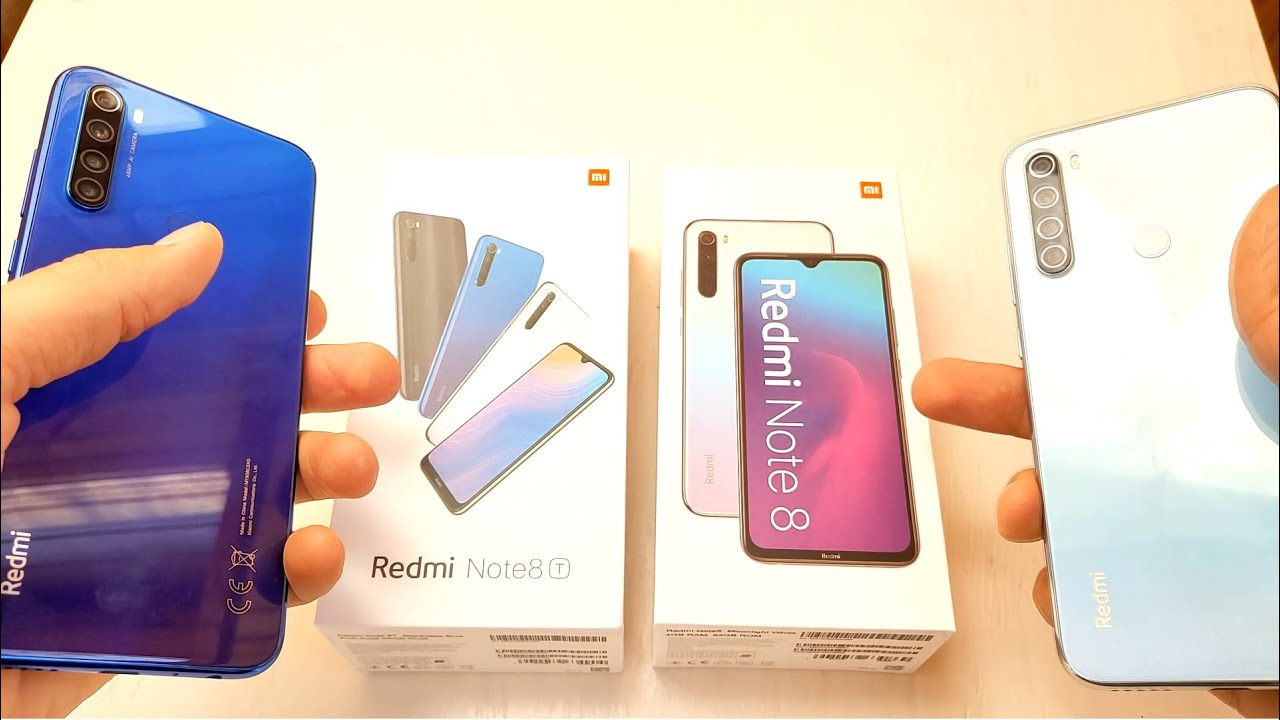 Redmi Note 9 Vs 8t