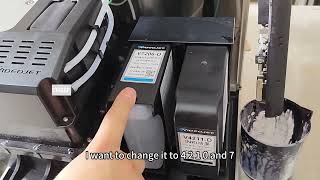 How to Change Ink & Makeup Model on Videojet 1240 CIJ Printer | Parameter Setting Tutorial