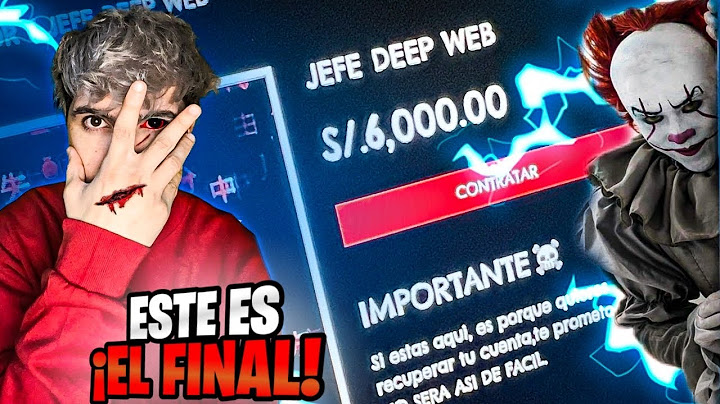 ME ENFRENTO al JEFE de la DEEP WEB para recuperar MI CUENTA de FREE FIRE😨☠️