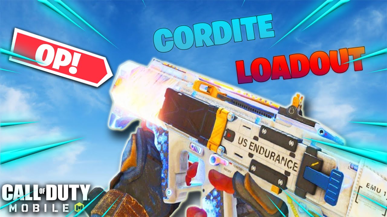 Best Cordite Gunsmith Attachments Loadout Cordite in COD MOBILE YouTube