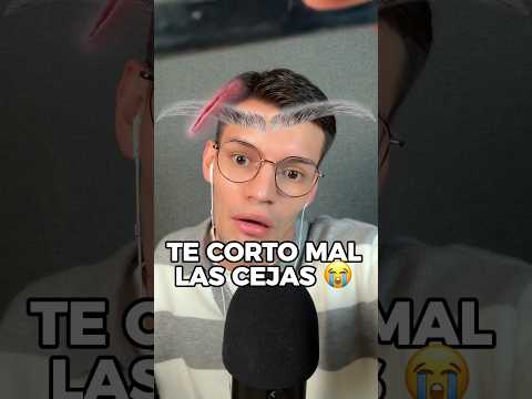 TE CORTO LAS CEJAS (sale mal) #asmr #shorts #asmr #comedia