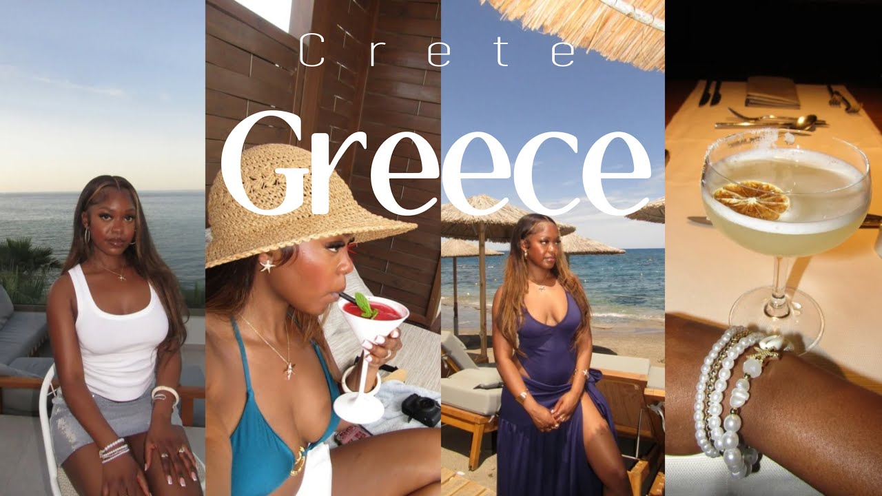 Greece (Crete) Travel Vlog: Birthday Trip | Beach Days | Akasha Beach Hotel