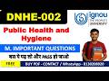 DHNE 002 Most Important Questions with Answers | Public Health and Hygiene | IGNOU Exam Guide