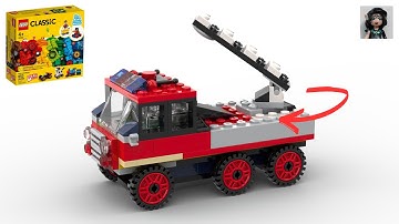 FIRE TRUCK Lego classic 11014 ideas How to build