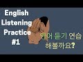영어듣기 연습 #1 (Ft. Wongfu 영화) English Listening practice